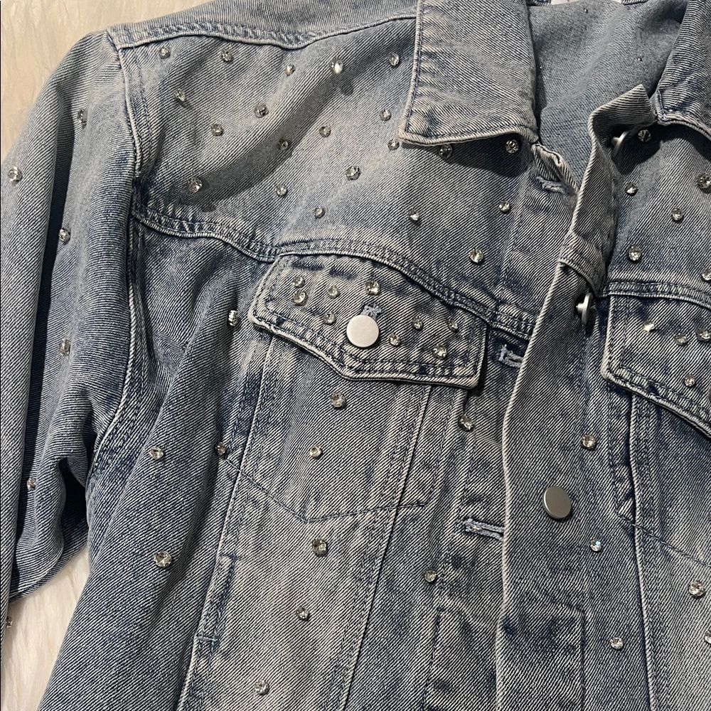 Fate Rhinestone Denim Jacket - Picture 4 of 8